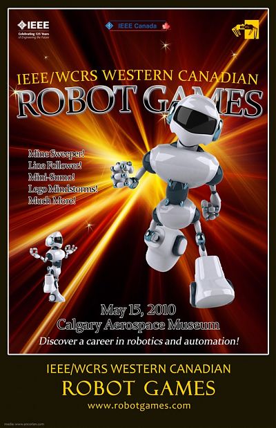 Western Canadian Robot Games 2010 Poster