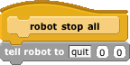 "robot stop all" procedure