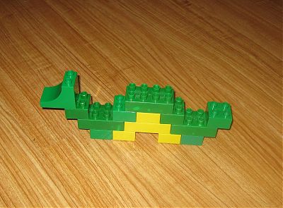 A DUPLO sea monster